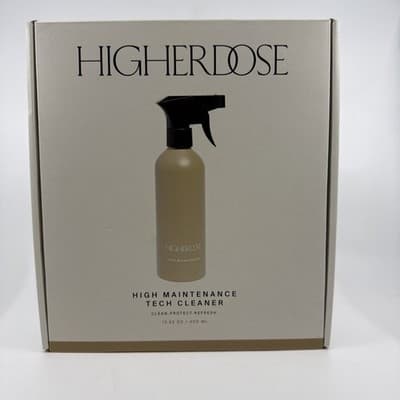 HigherDOSE High-Maintenance Tech Cleaner Kit with Spray Bottle And Refills NEW