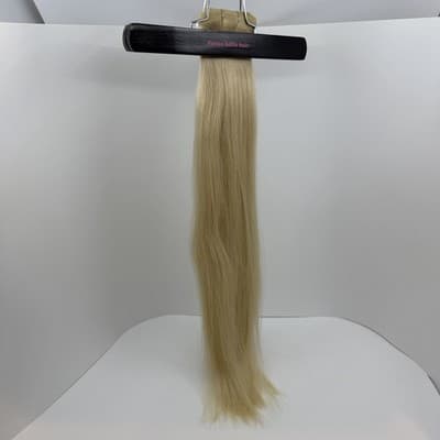 Donna Bella Hybrid Weft Extension Full Pack 22” #11N Platinum Blonde Full Pack