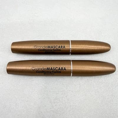2 PACK Grande Cosmetics GrandeMASCARA Conditioning Peptide Mascara 0.2 fl oz
