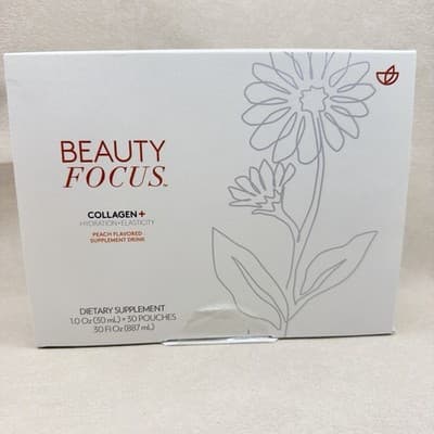 Nu Skin BEAUTY FOCUS COLLAGEN Peach Hydration+Elasticity Expires 04/2026