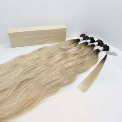 Glam Seamless x Priscilla Valles K Tip Hair Extensions #15 Rooted Ice Plat 20"