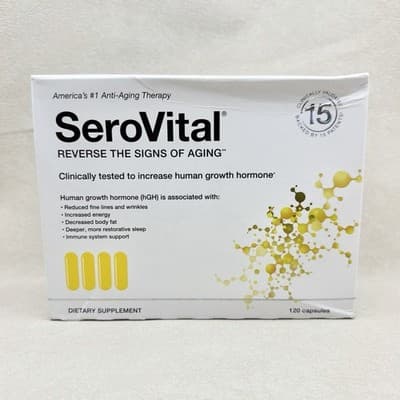 SeroVital Reverse The Signs of Aging Dietary Supplement EXP 11/2027 120 Cap NEW