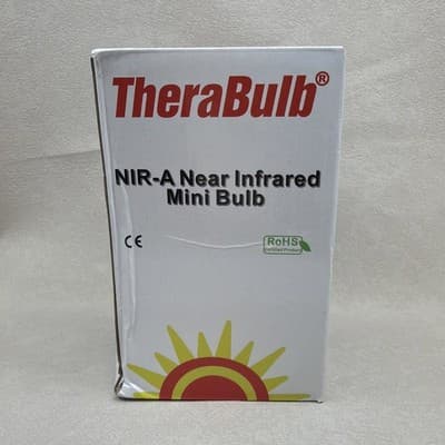 TheraBulb 150W Near Infrared Red Light Heat Bulb Zero EMF 120V NEW
