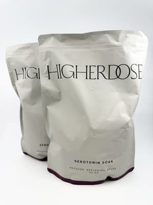 2 PACK! Higher Dose SEROTONIN SOAK 32 oz Recover Replenish Relax Best by 07/27