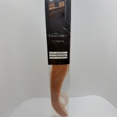 Hotheads Tape In Extensions Original Fantasy Color Soft Peach 12 Pieces 16-18”