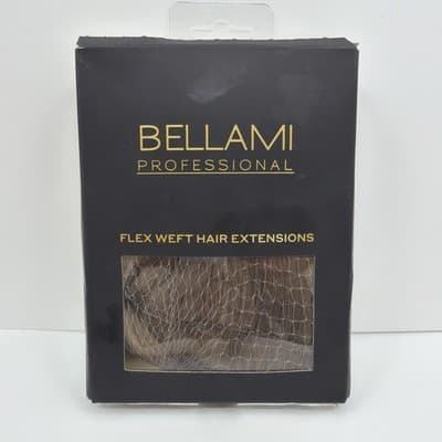 Bellami Flex Weft 20” PEARL BLONDE #8C/88 New Uncut 32” Spine 120g Remy Human