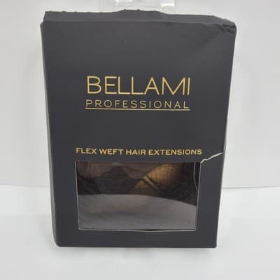 Bellami Professional Straight Flex Weft 16” Dark Brown #2 New Open Box 120g