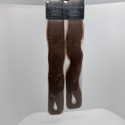 HOTHEADS 2 PACK Ultimates Tape In Extensions 18-20” #30 Light Red Brown NEW