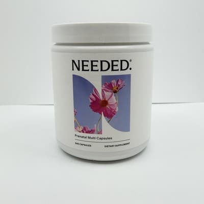 Needed Prenatal Support Multi Essentials Dietary Supplement 90 Capsules NEW