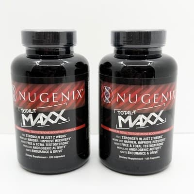 2 PACK Nugenix Total-T Maxx - Maximum Total Testosterone Booster for Men NEW