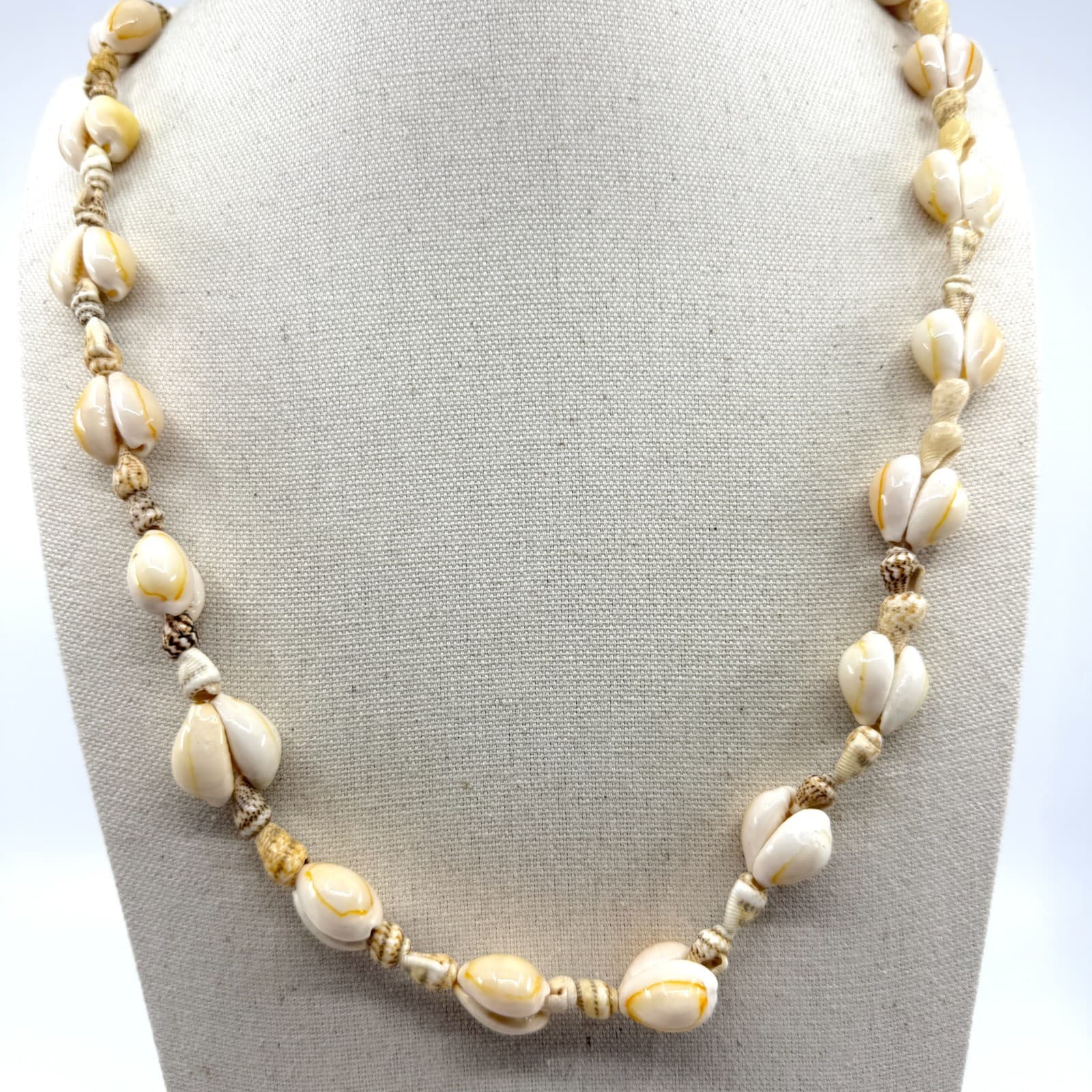 Boho Cowrie Shell Strand Necklace Beachy Statement Coastal Festival Gift Classic