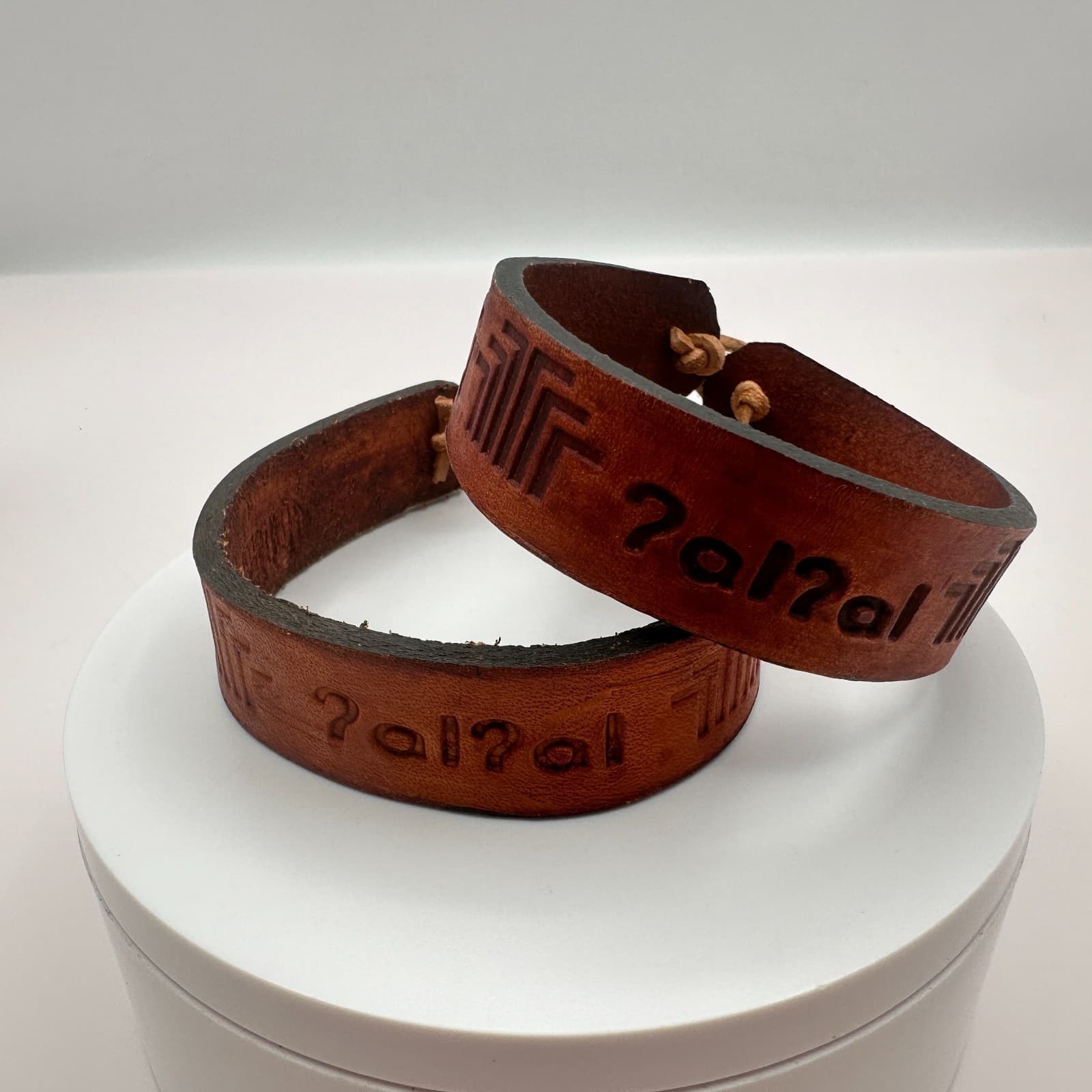 Vintage Y2K Leather Bracelets Set Boho Brown Unisex Classic Fashion Jewelry 90s