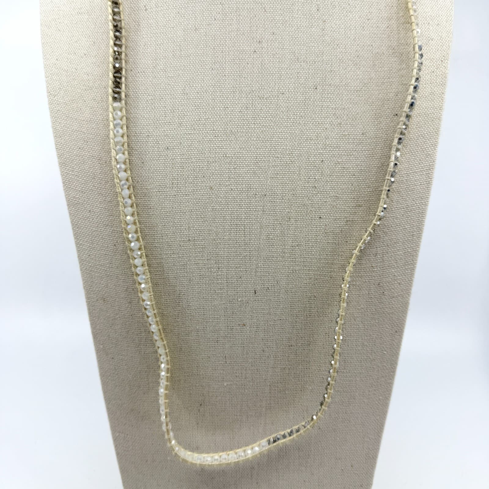 Boho Crystal Wrap Necklace Beaded Long Choker Stacking Layering Gift Accessory