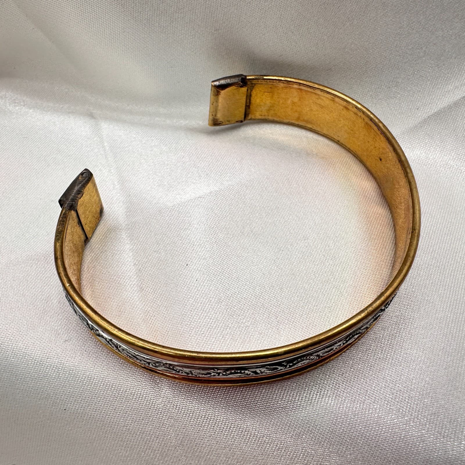 Vintage 90 Engraved Boho Cuff Bracelet Statement Women's Classic Fashion Jewelry