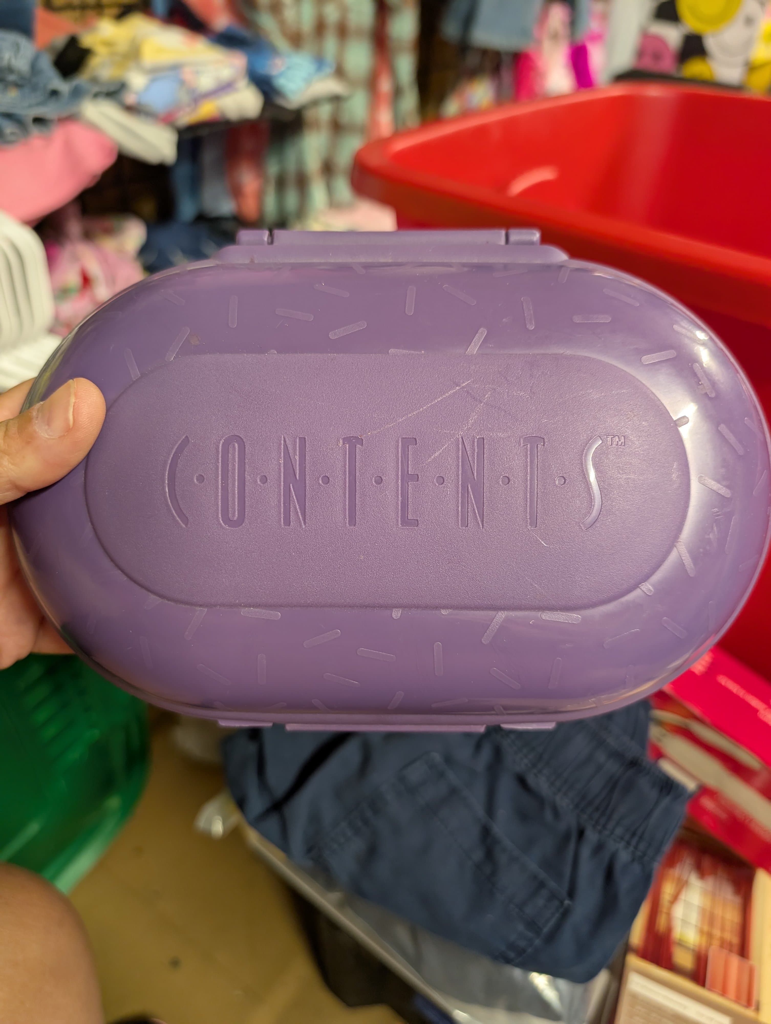Contents Purple Storage Case with Ventilation