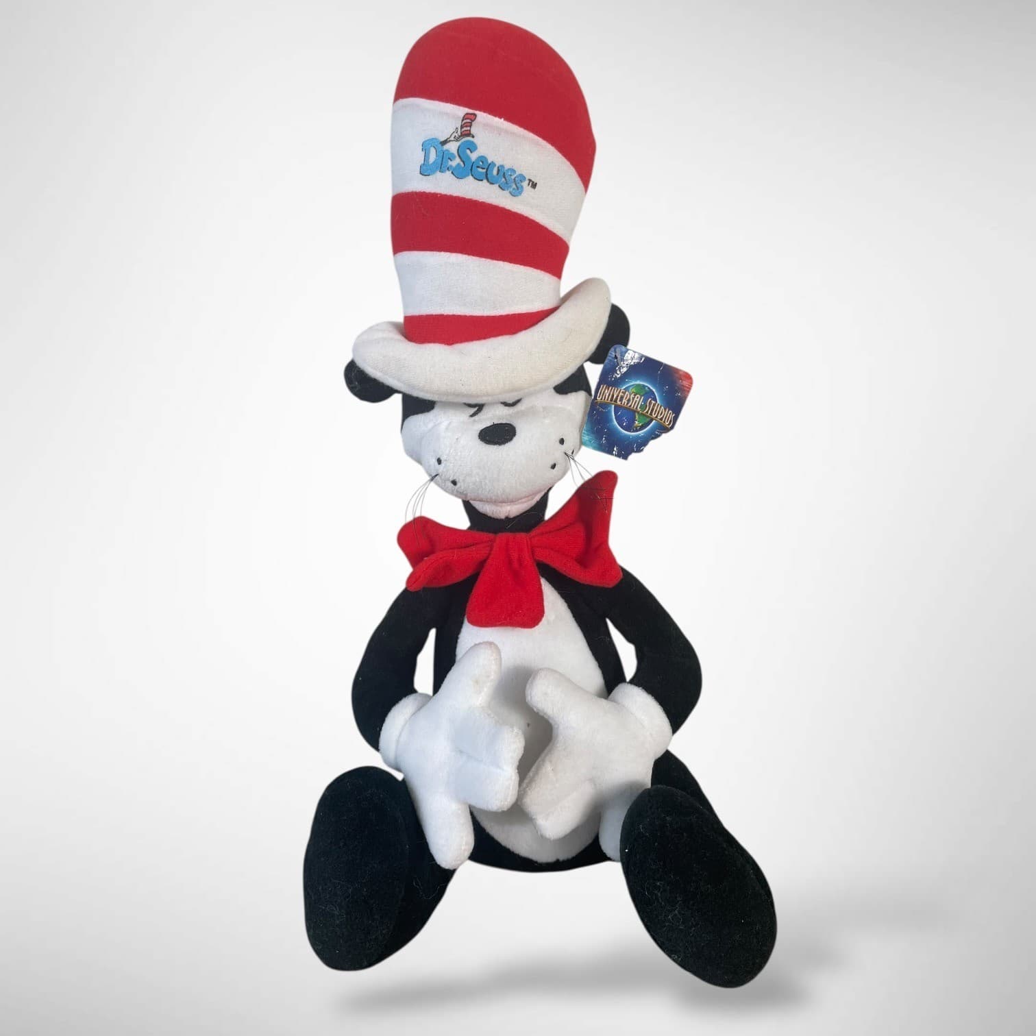 Dr Seuss Cat in the Hat Plush 18” Universal Studios Seuss Landing Toy NWT
