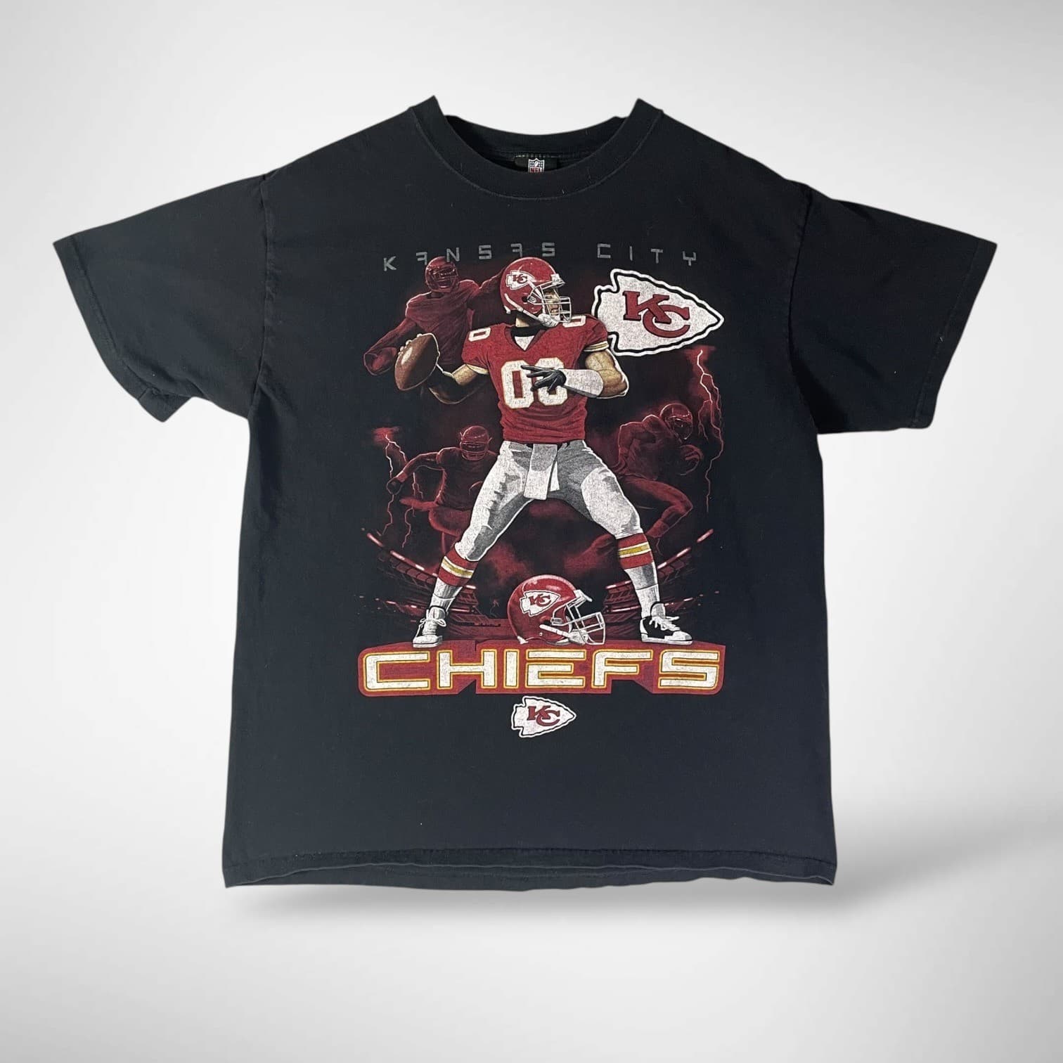 Patrick Mahomes Chiefs Shirt Mens L Black #15 NFL Team Apparel Football Tee