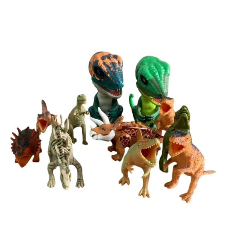 Dinosaur Action Figure Collection - T-Rex, Raptor & Prehistoric Creatures Set