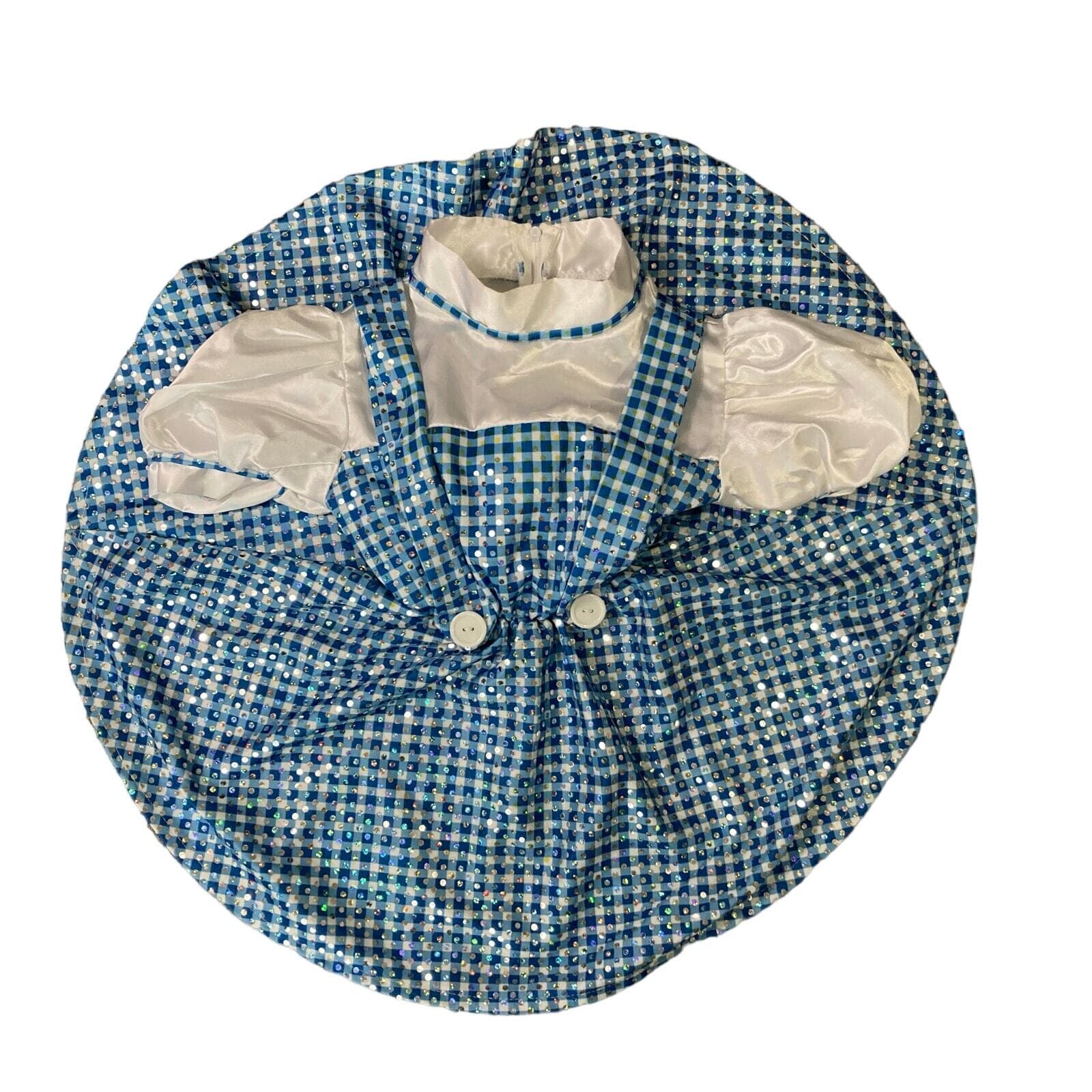 Rubies Girls Dorothy Costume Dress Size 4 Blue Wizard of Oz Party Outfit