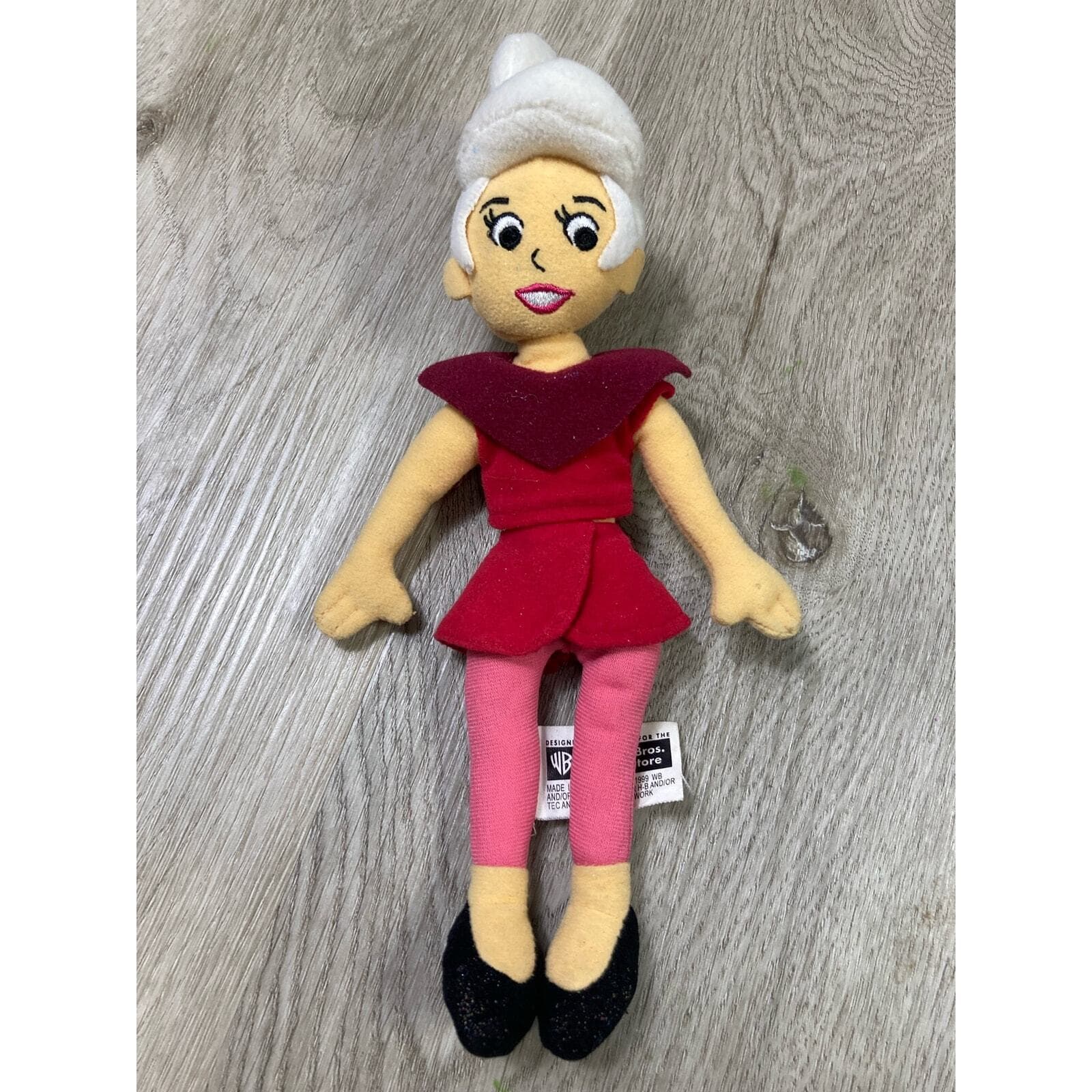 Vintage 1999 Warner Bros. Judy Jetson Plush Bean Bag Doll 8" The Jetsons