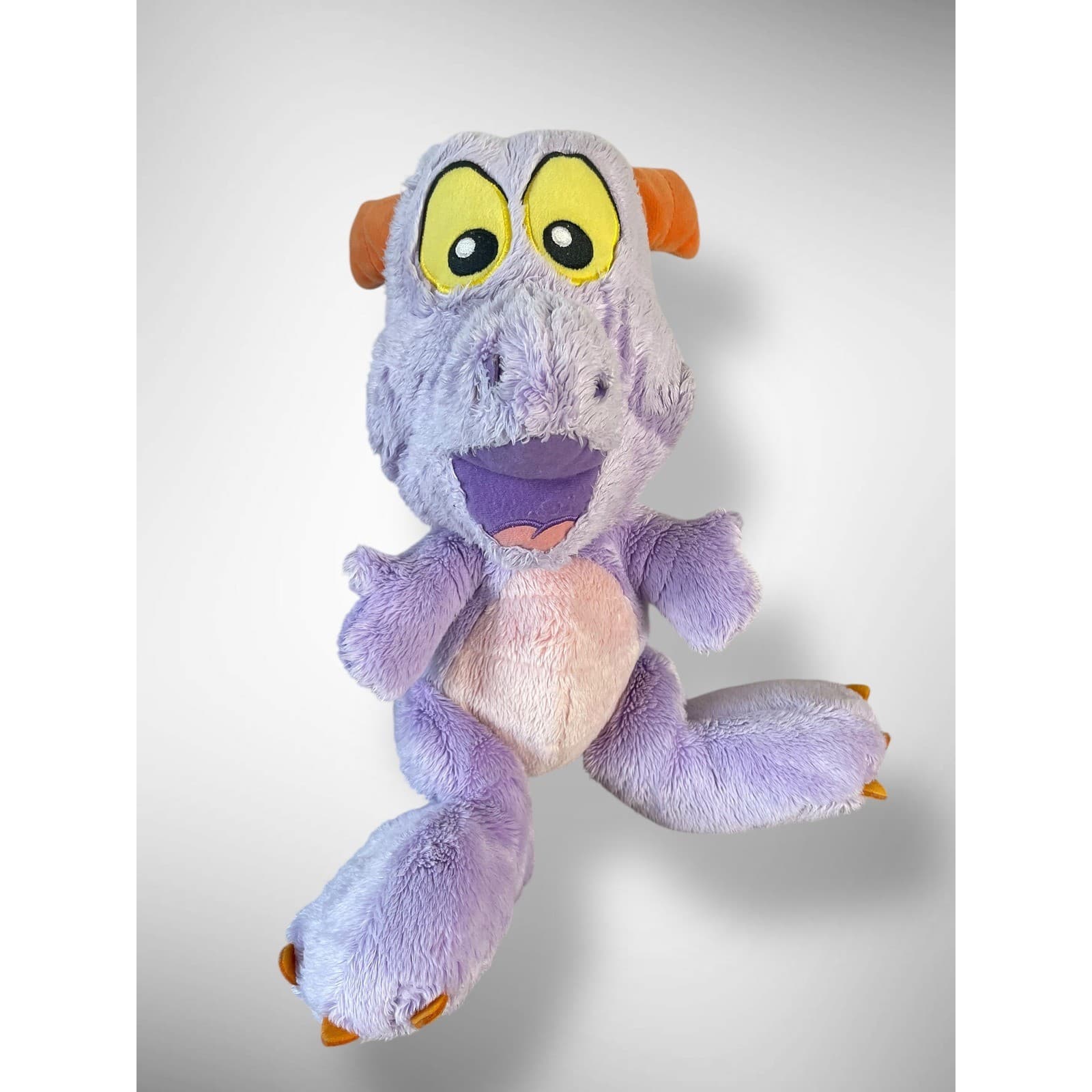 Disney Figment Plush Dragon EPCOT Imagination Purple 13” Parks Toy