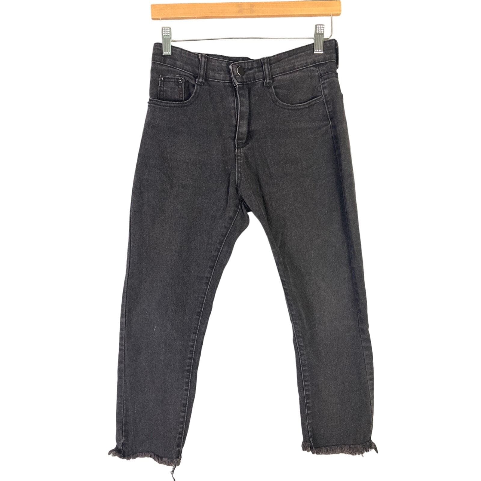 Women’s Black Slim Taper Stretch Denim Jeans Size 27