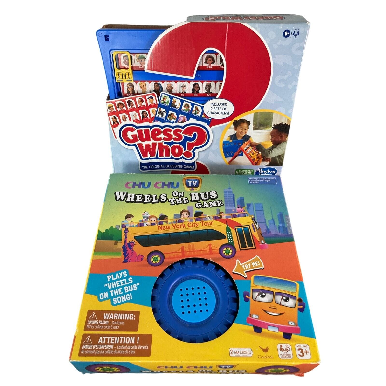 Kids Game Lot Ages 3+ Toddler Youth Board Games Bundle Activity Toy Set Gift