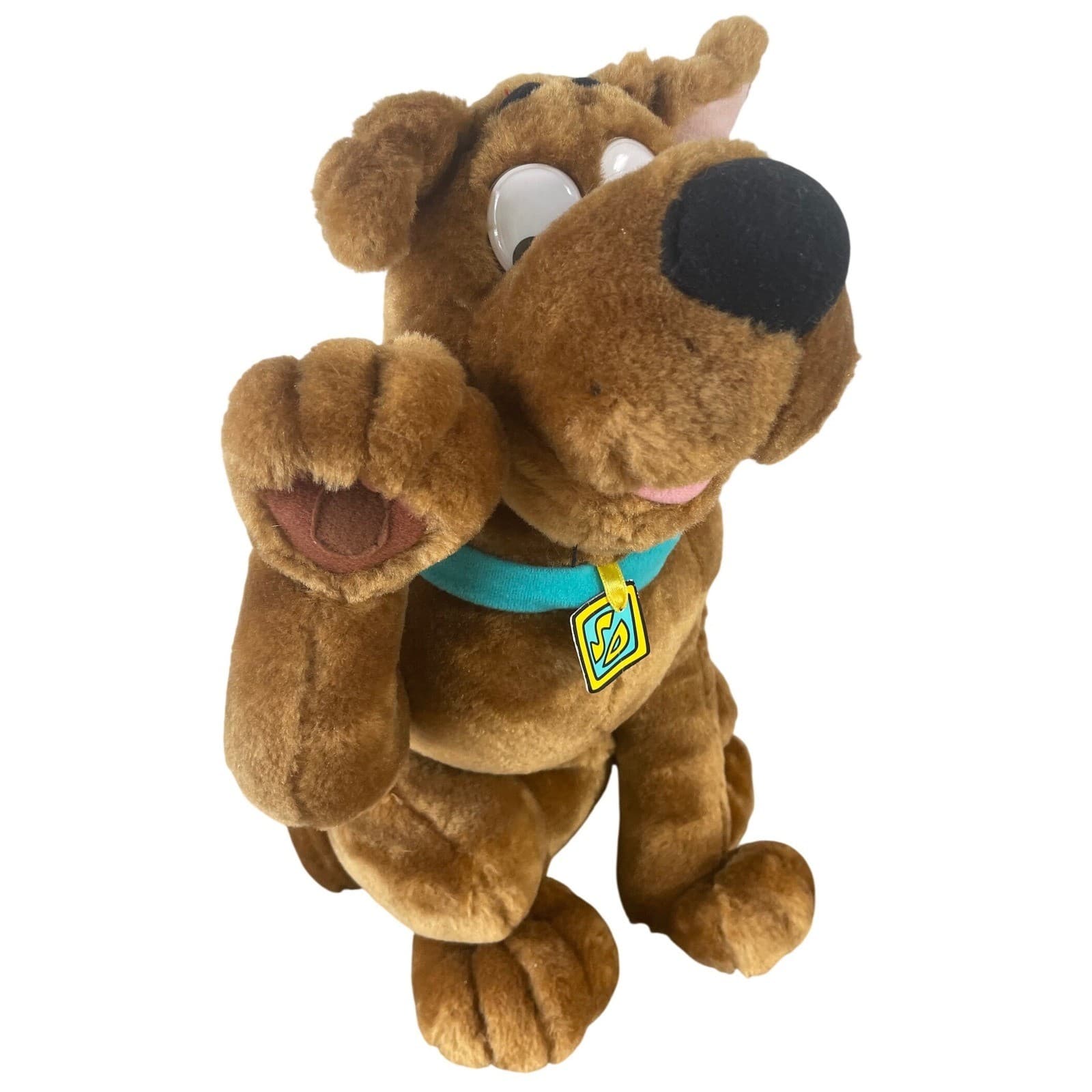 Scooby Doo Talking Plush 2001 Hanna Barbera 14” Cartoon Network Toy