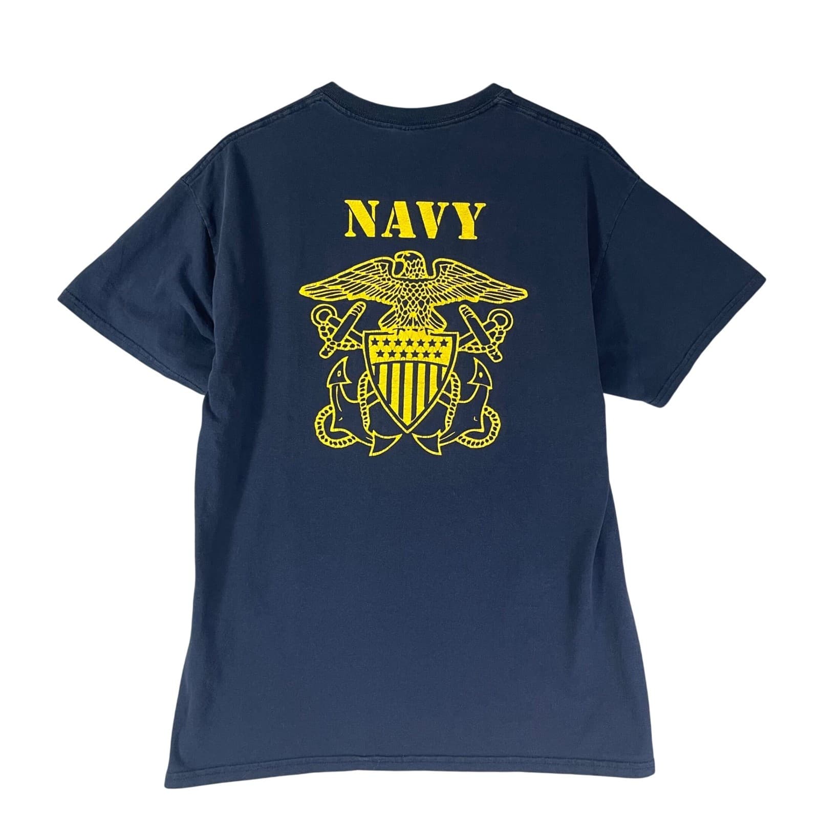 Villanova Navy NROTC T Shirt Mens M Blue Military ROTC Graphic Tee USA