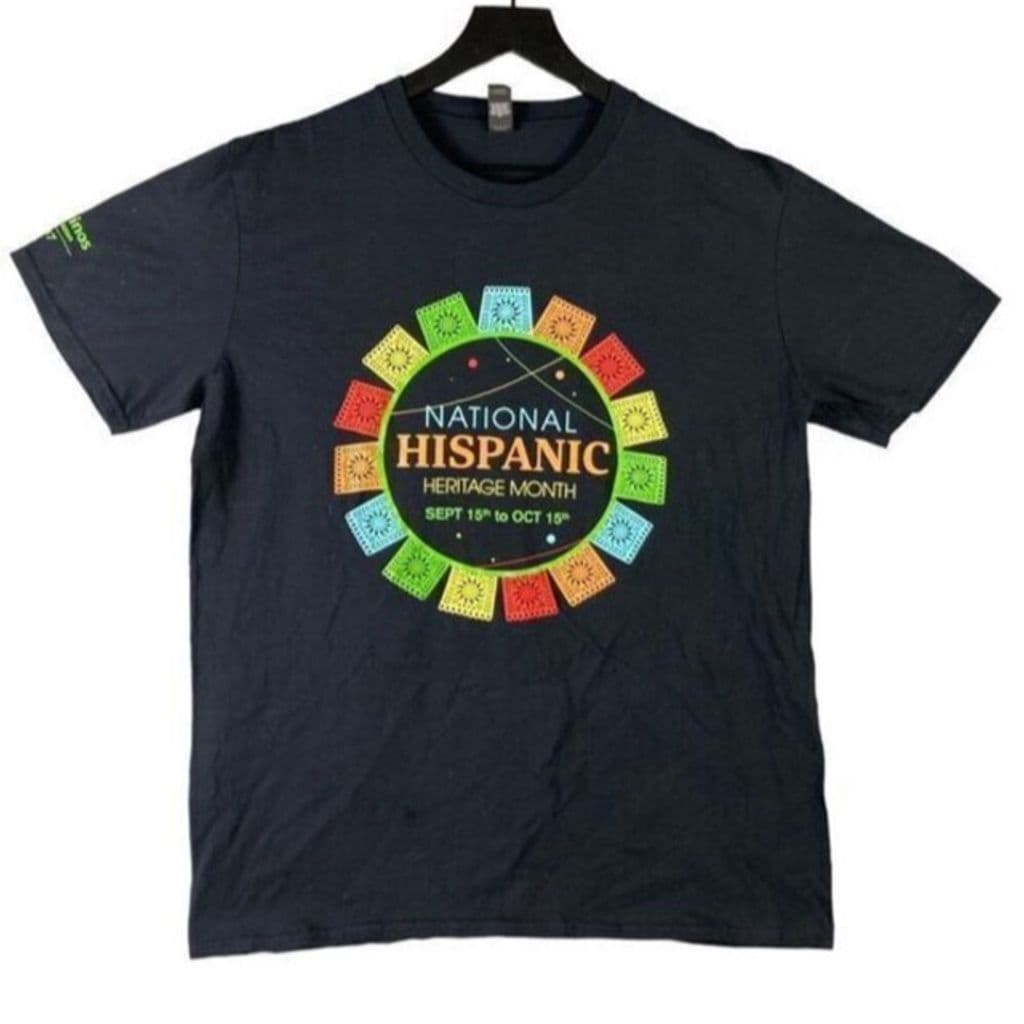 Anvil by Gildan National Hispanic Heritage Month T-Shirt Multi-Color L