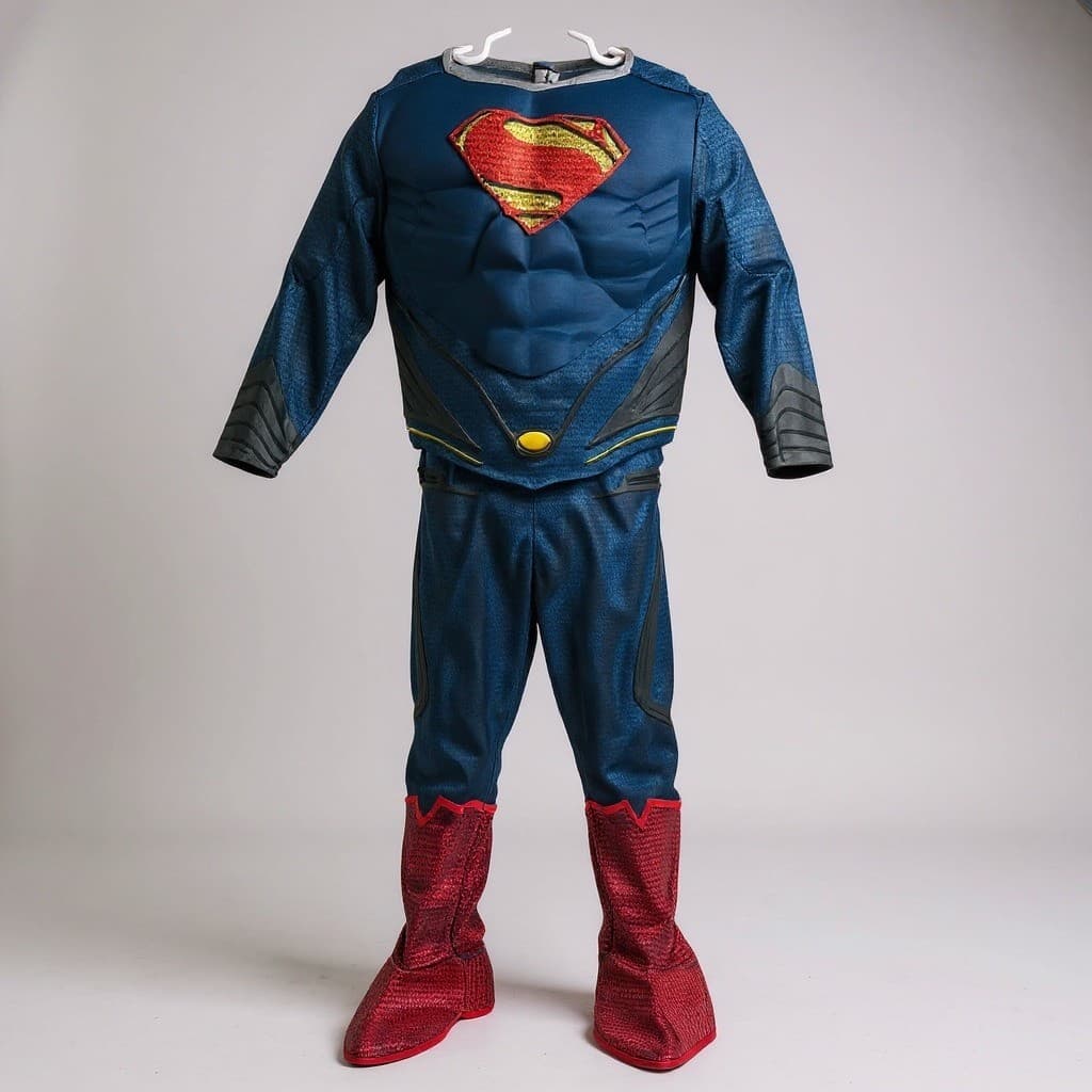 Superman Costume Kids Small Rubies Man of Steel Jumpsuit DC Comics Halloween