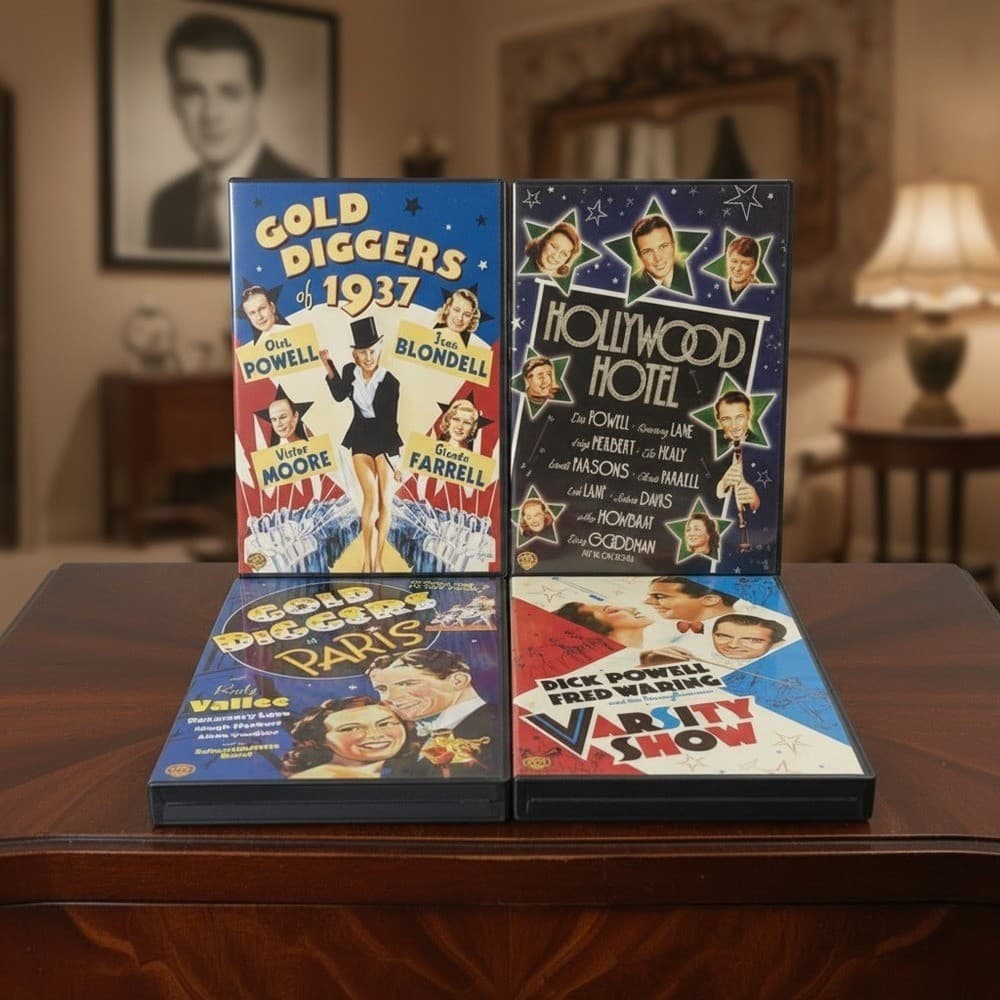 Busby Berkeley Collection Vol 2 DVD Gold Diggers 1937 Hollywood Hotel 4 Disc