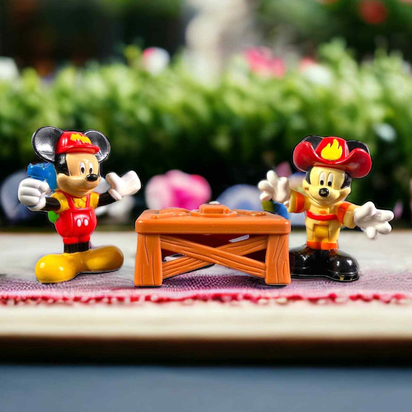 Mickey Mouse Clubhouse Figures Mattel Disney Camp Firehouse Playset Toy Lot