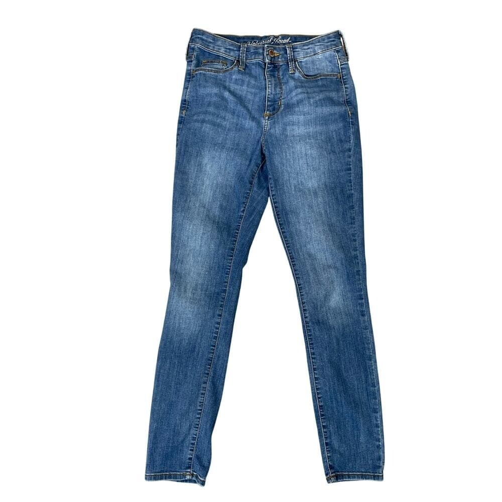 Universal Thread High Rise Skinny Jeans Womens Size 2 Blue Stretch Denim
