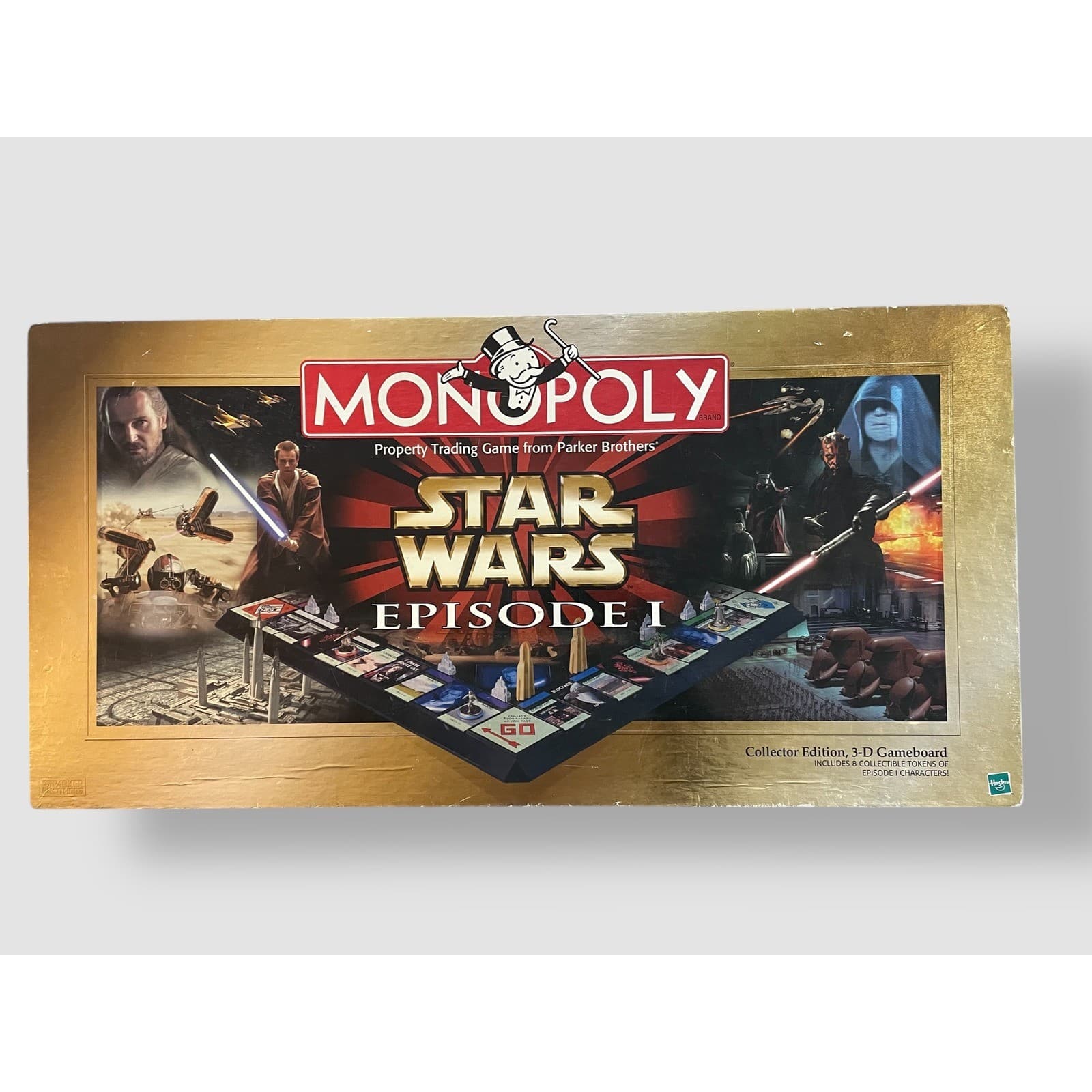 Star Wars Monopoly Episode I 3D Board Game Complete Collector Edition 1999