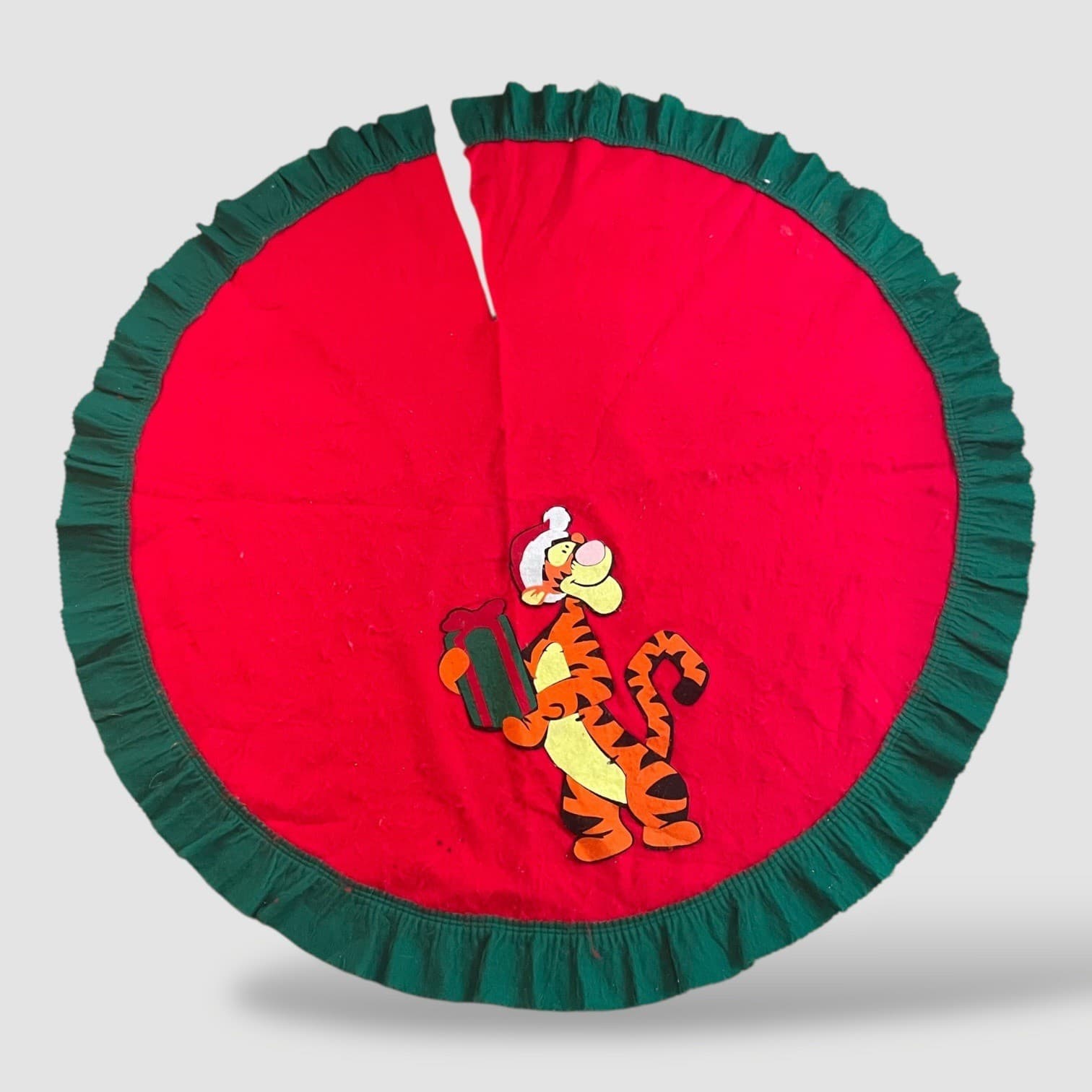 Disney Tigger Christmas Tree Skirt 55 Red Green Holiday Decor Winnie Pooh