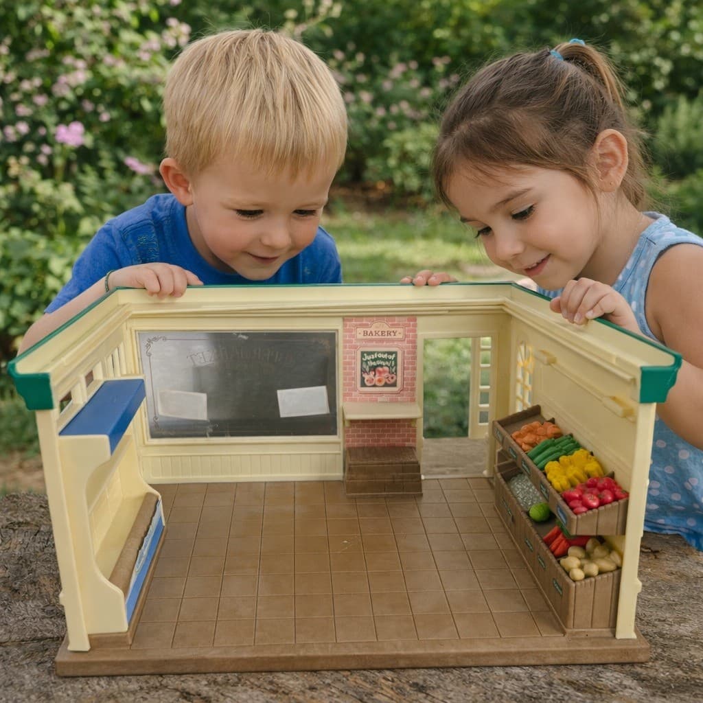 Sylvanian Families Village Store Supermarket Calico Critters Grocery Building