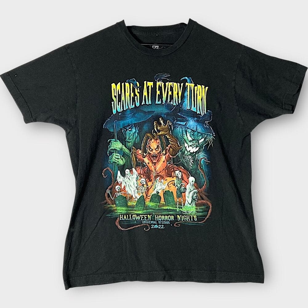 Halloween Horror Nights 2022 Scares at Every Turn T-Shirt Universal Studios L