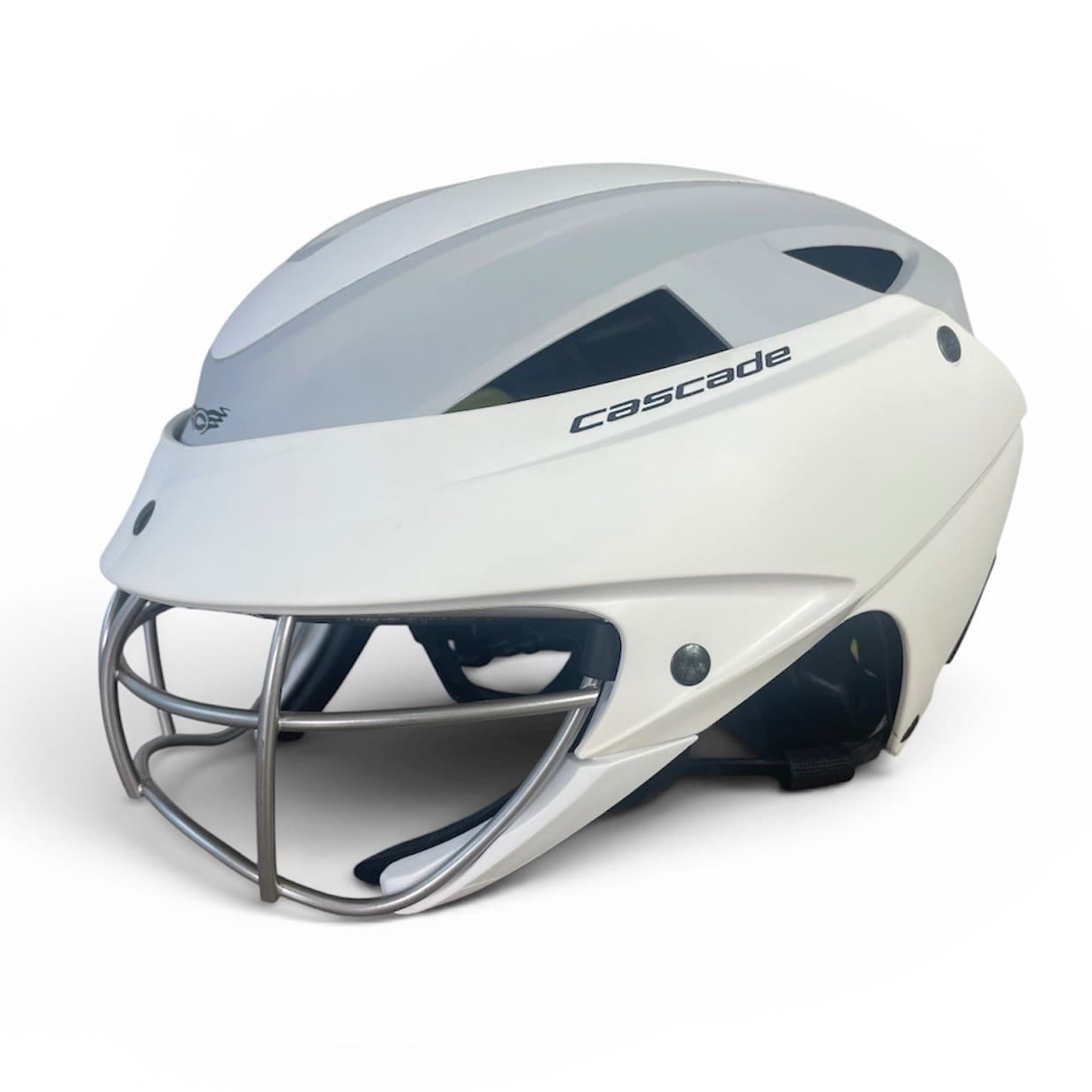 Cascade LX Womens Lacrosse Headgear White Gray One Size Adjustable Helmet