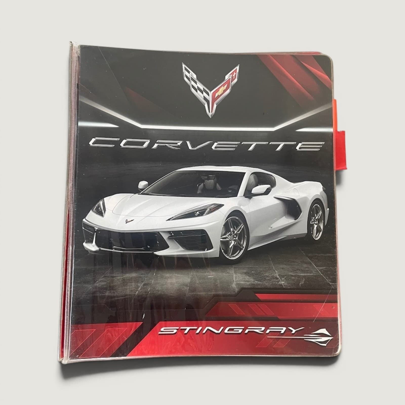 Corvette Stingray Binder 3 Ring Chevrolet Chevy C7 School Notebook Folder
