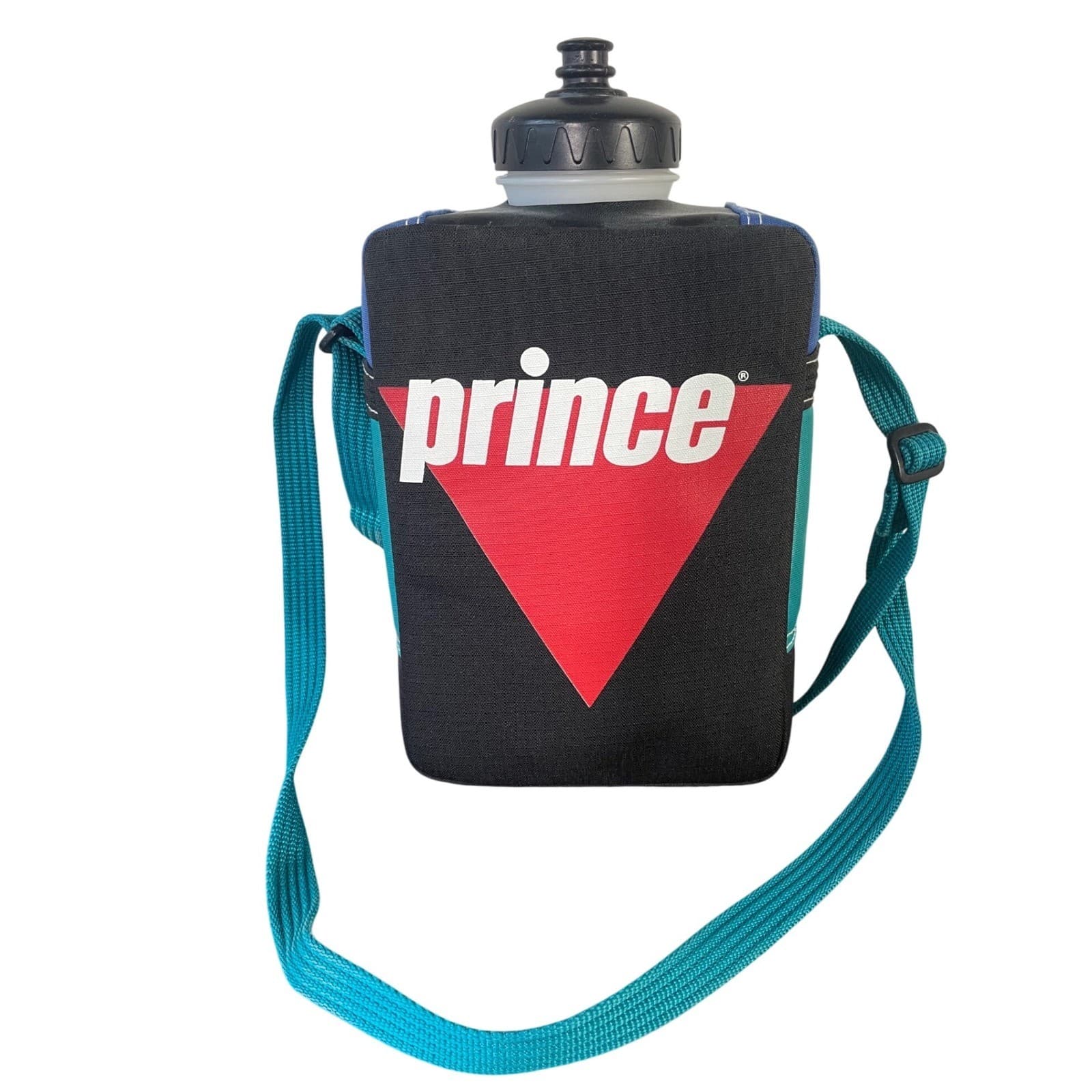 Vintage Prince Tennis Canteen 80 oz Water Bottle Cooler Bag Strap 90s Sport
