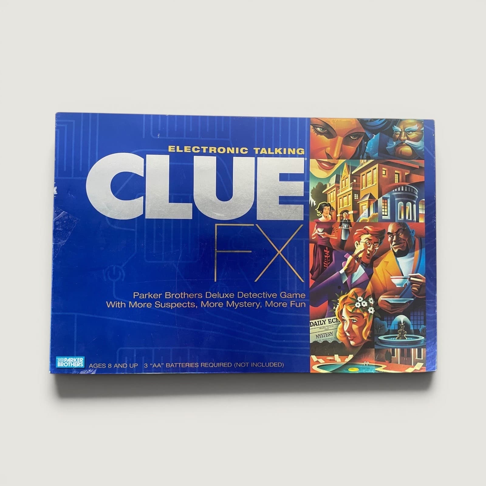 Clue FX Electronic Talking Board Game 2003 Parker Brothers Hasbro Complete