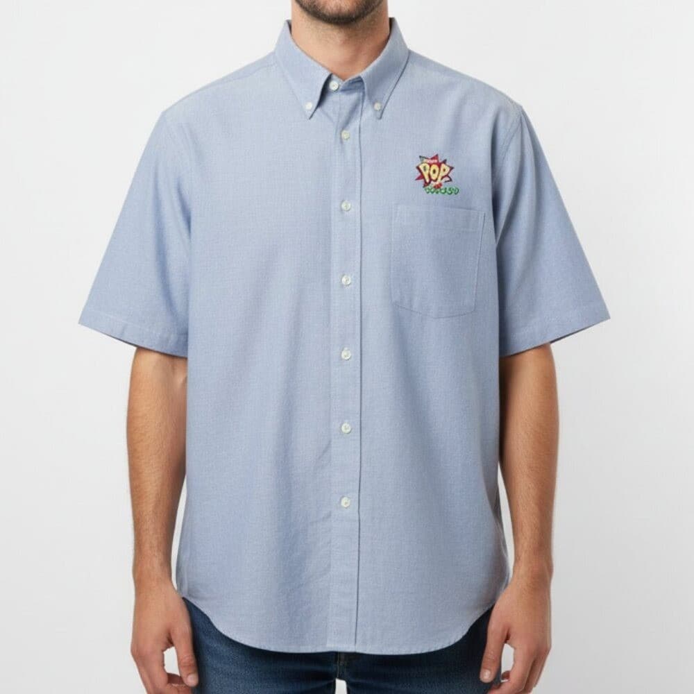 Disney Pop Century Resort Employee Shirt Mens 2XL Button Down Uniform Retired