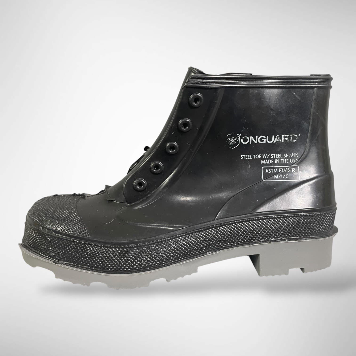 Onguard Black Steel Toe Work Boots Men's Size 10 ASTM F2413-18 Made in USA