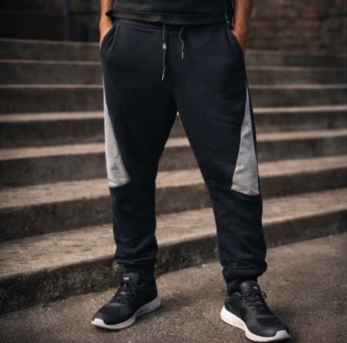 Sweatpants Mens New Fleece Jogger Pants Athletic Joggers Black Galaxy Size Large