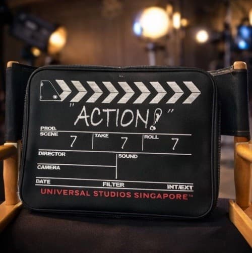 Universal Studios Singapore Movie Clapboard Laptop Sleeve Zipper Pouch Case