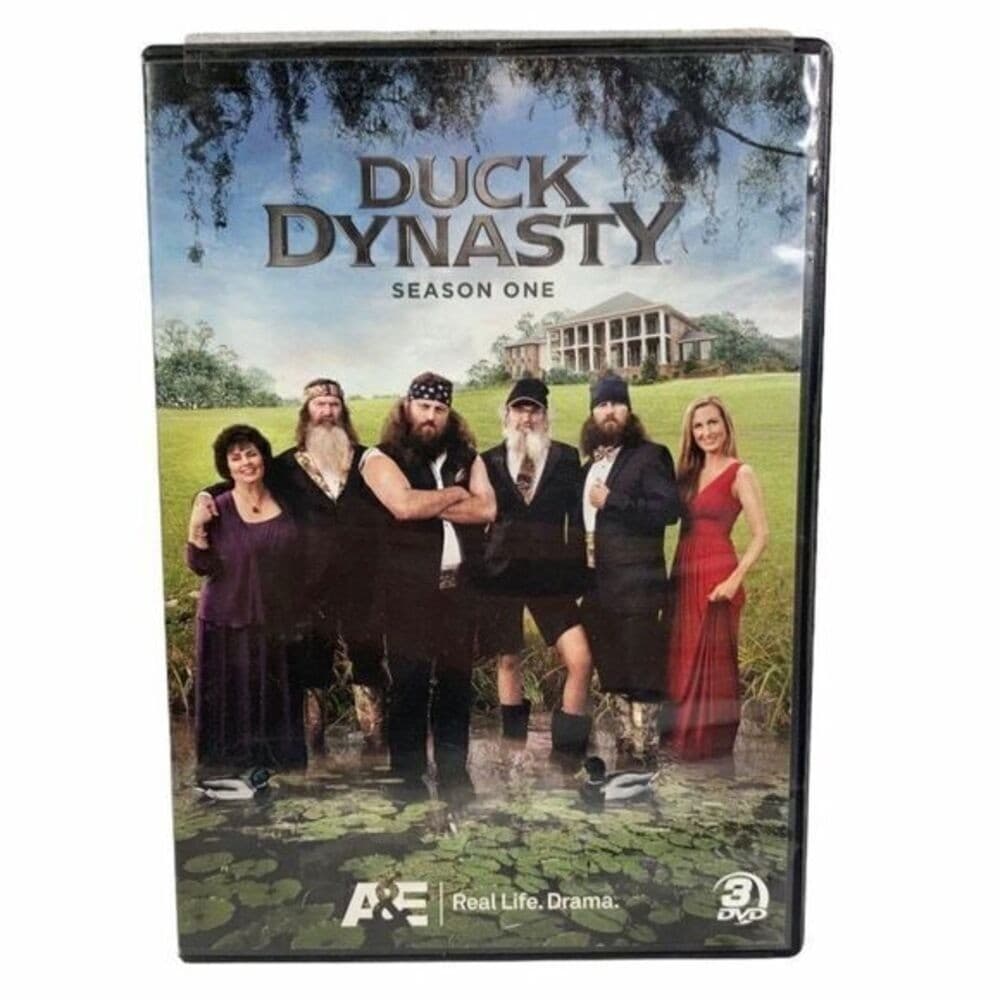 Duck Dynasty Season 1 DVD 3 Disc Set A&E Reality TV Robertson Family