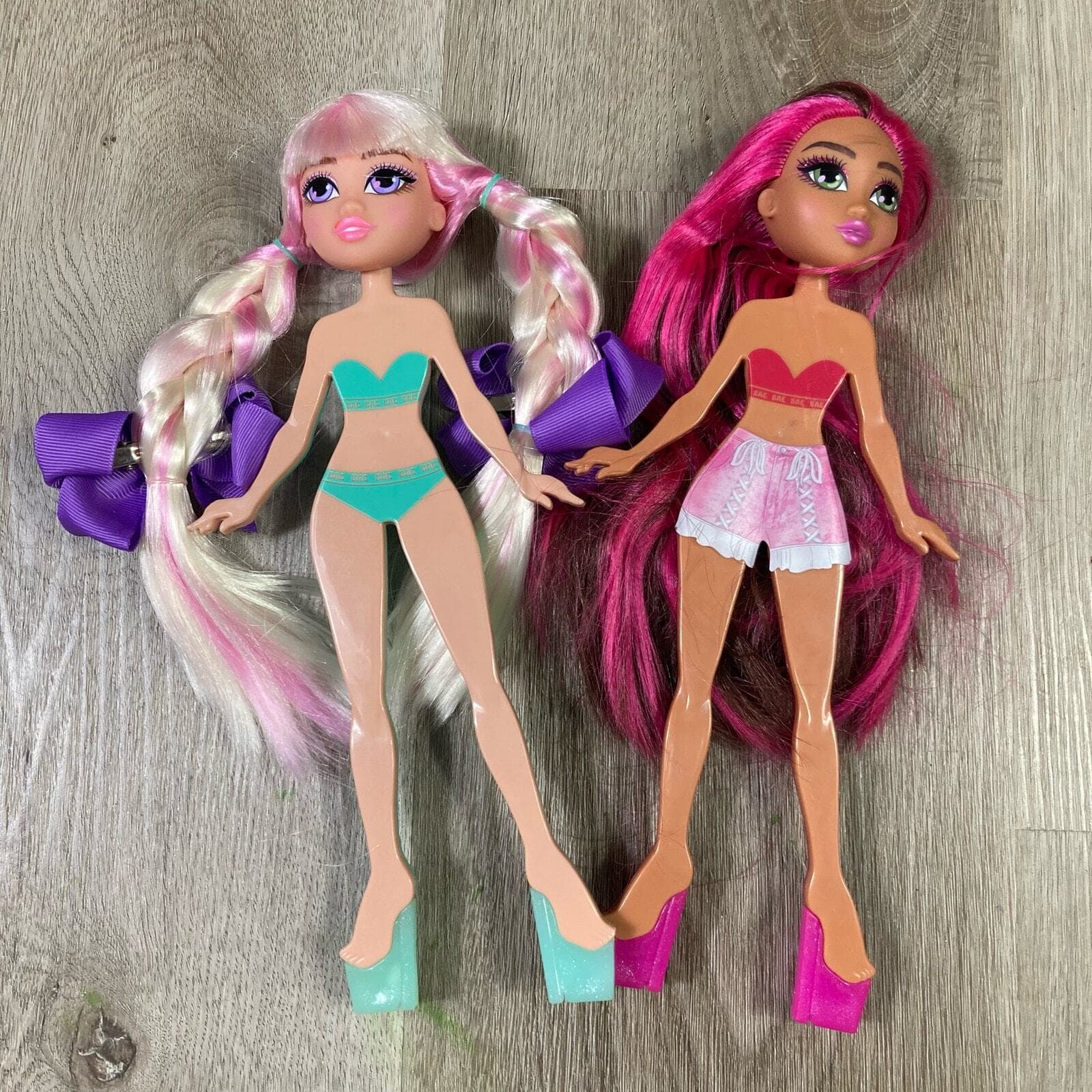 Just Play Fashion Dolls Set of 2 OLO Industries 10" Brushable Hair 2022 Toy Gift