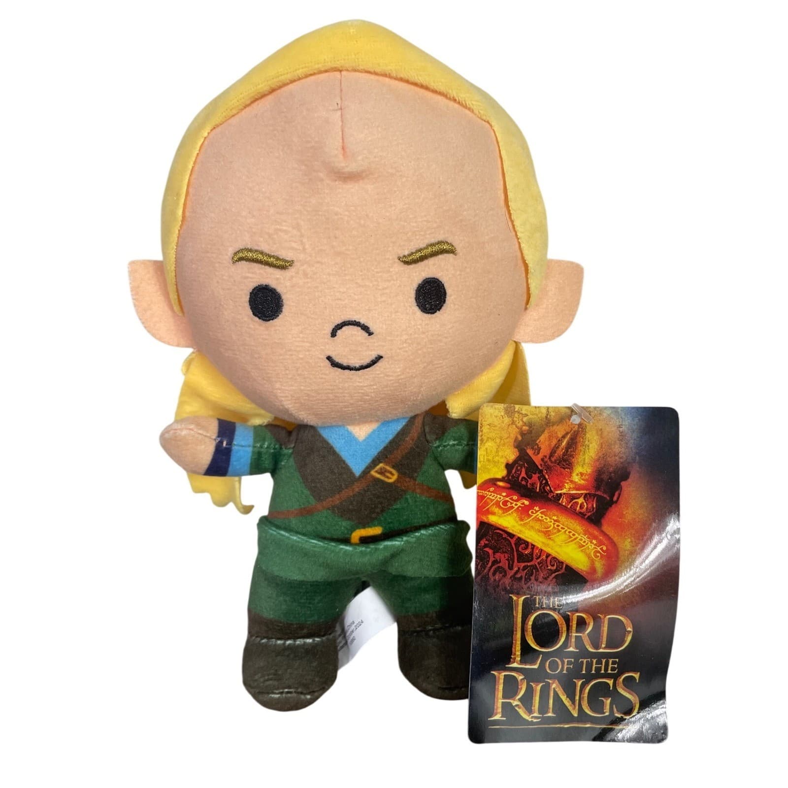 Toy Factory Lord of the Rings Legolas Plush 8 Inch Green Elven Archer NWT 2024