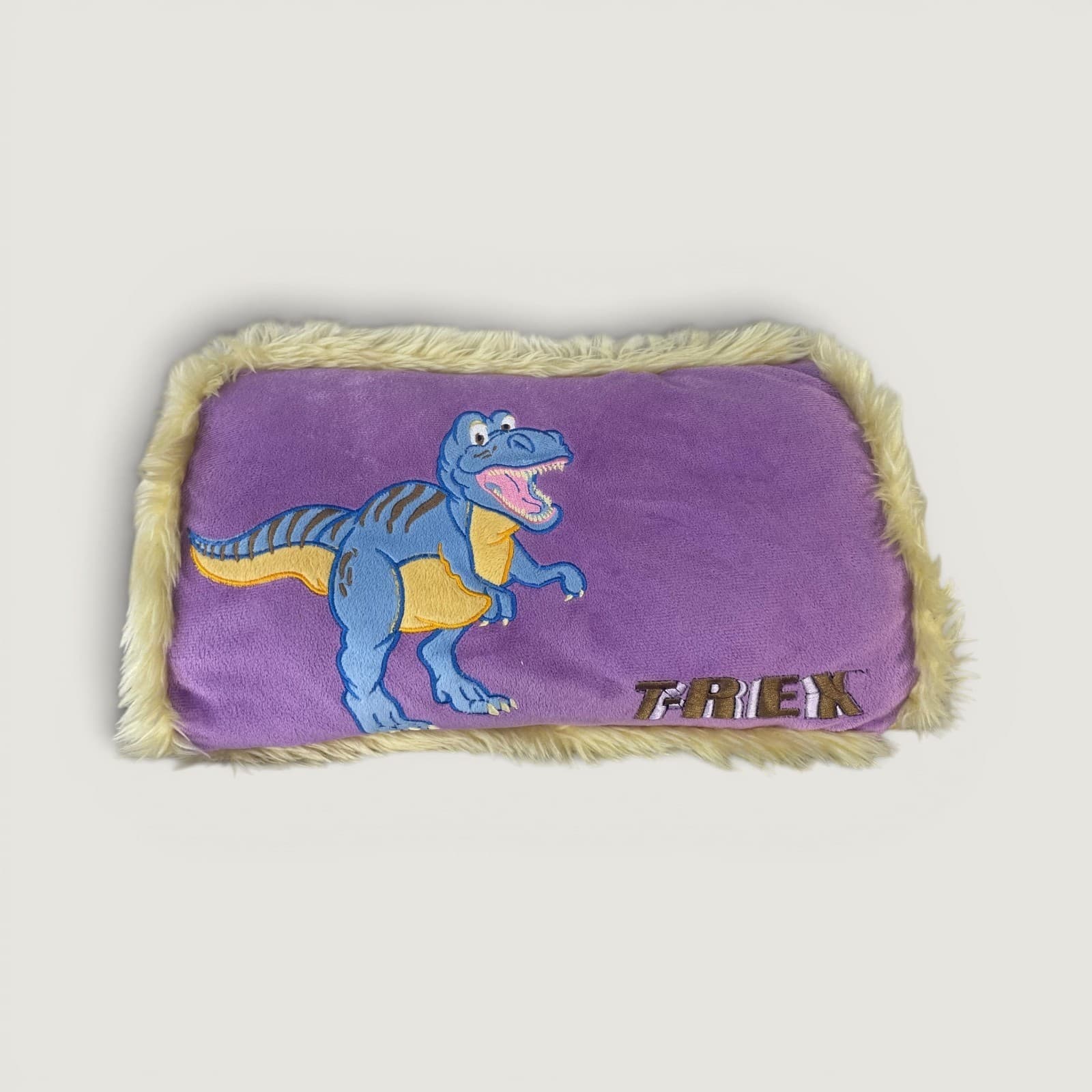 T-Rex Cafe Purple Dinosaur Plush Pillow Landrys Disney Springs Souvenir Toy